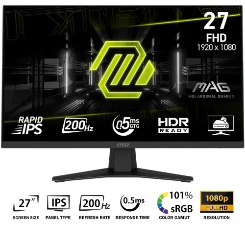 MSI MAG 274F FHD 200Hz 0.5ms RAPID IPS