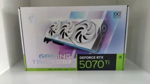 PROMOTION EXCEPTIONNELLE : GeForce 5070 Ti 16G GAMING TRIO OC WHITE