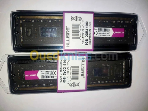 RAM Kllisre DDR3 8GB 1600mhz
