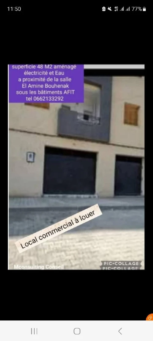 Location Local Tlemcen Mansourah