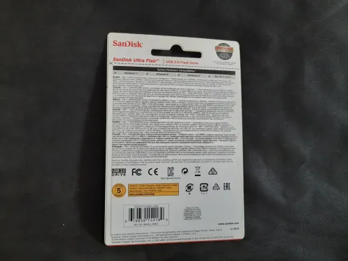 SANDISK Flash Disque 256 Go USB 3.0 Ultra Flair 150 Mb/s Original (Caba)