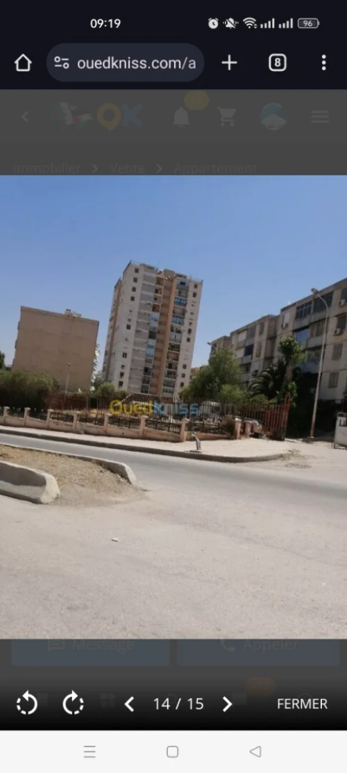 Vente Appartement F2 Constantine El khroub