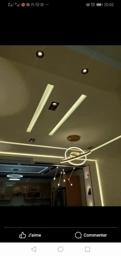 Décoration.. BA13... FAUT PLAFOND.... PVC.. PLACOPLATRE