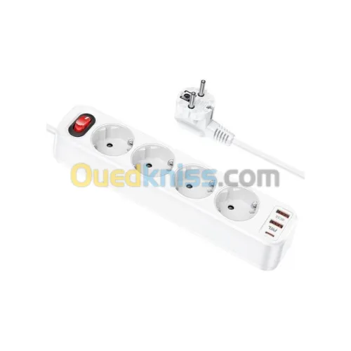 RALONGE NS1 3USB 4 PRISE