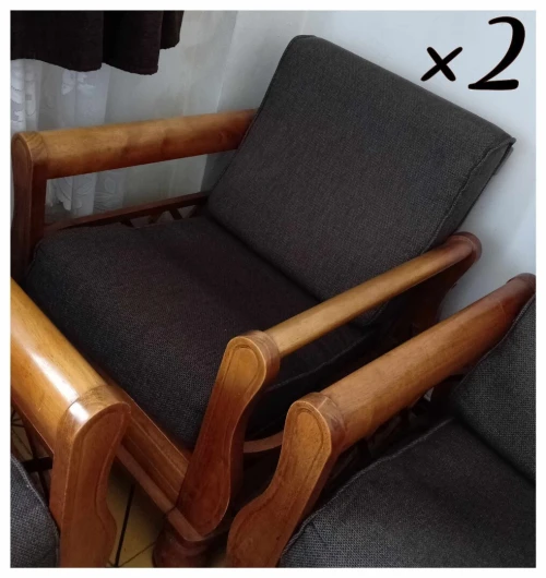 salon en bois être  7 palces 