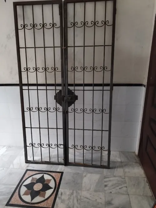 Porte métallique  avec cadre 