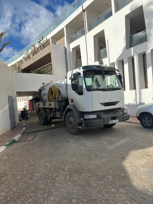 Camion Vidange Débouchage Canalisation Curage
