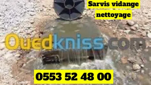 Camion Nettoyage Dėbouchage Vidange
