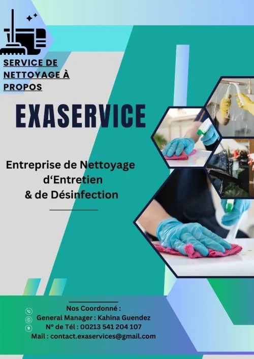 Exaservice Entrepris de Nettoyage d'entretien et de désinfection  