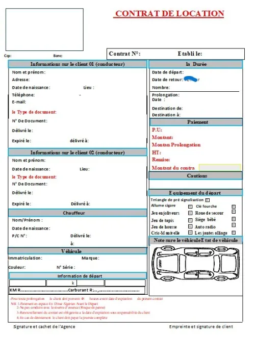 logiciel location voiture