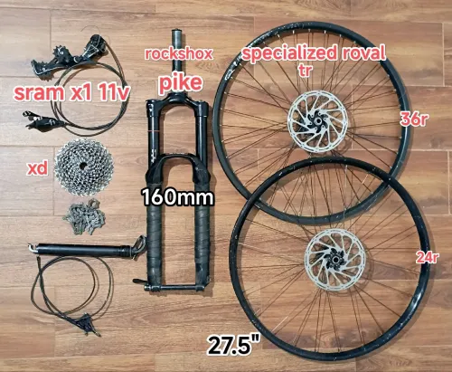 Pièces velo enduro dh قطع دراجة