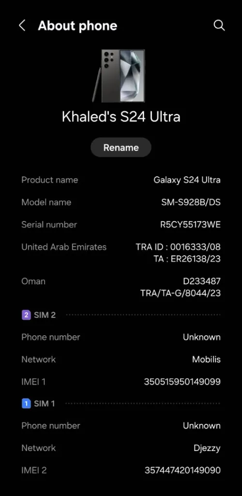 Samsung S24 ultra 12 256 g