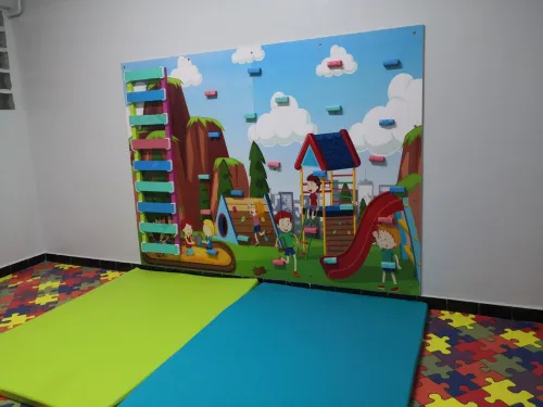 Parcours de psychomotricité pour enfants / modules en mousse