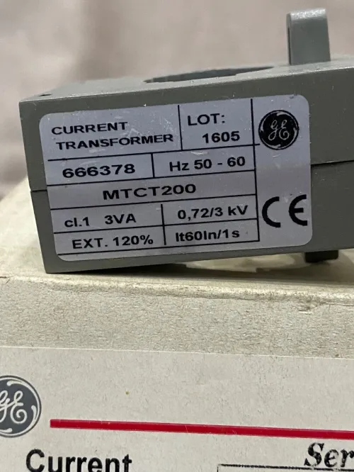 Transformateur de courant (Tc) General electric 100A 150A 200A 300A par 5A