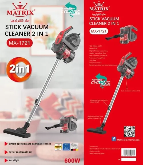 Aspirateur Matrix Balai 1721