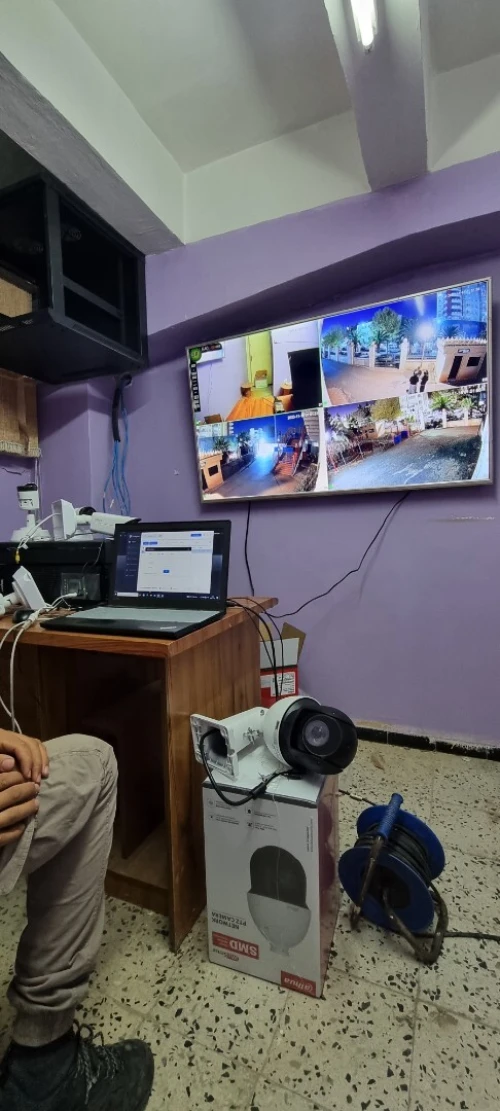 تركيب كميرات المراقبة واجهزة الانذار مع ضمان و رخصة تركيب معتمد من وزارة الداخلية