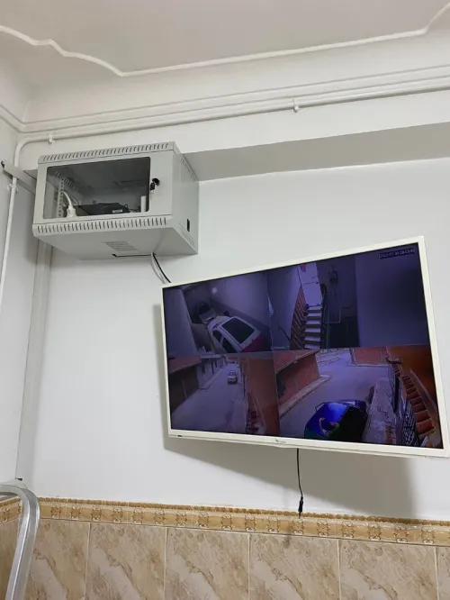 Installation caméra de surveillance et alarm 