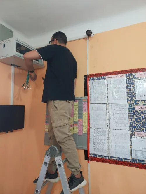 Installation caméra de surveillance et alarm 