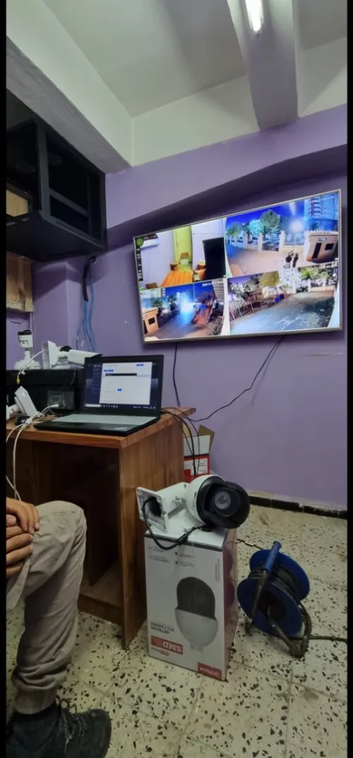 تركيب كميرات المراقبة واجهزة الانذار مع ضمان و رخصة تركيب معتمد من وزارة الداخلية
