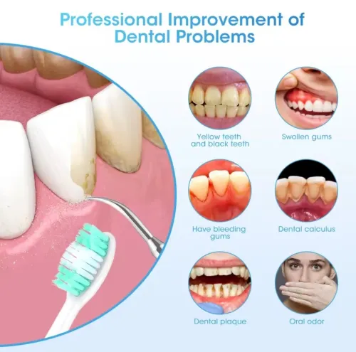 Détartrage plus brosse a dents électrique 3 tête