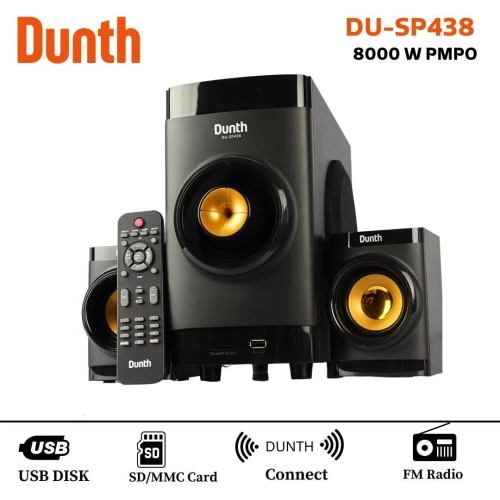HAUT-PARLEUR DUNTH DU-SP438 2.1 8000W | Puissance, Style & Ambiance Unique