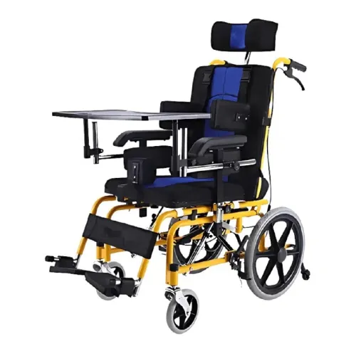 Fauteuil roulant IMC Jaune  Maintien postural & sécurité  Livraison Algérie | Novessia