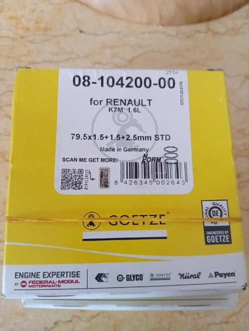 Segments logan symbole 1.4 et 1.6 std