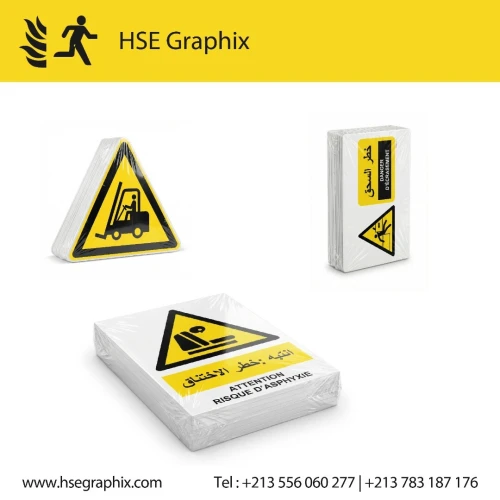Autocollant & Panneau Signalisation Sécurité (Extincteur, Sortie, Danger, HSE) - Prix Gros/Détail