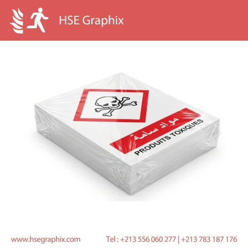 Autocollant & Panneau Signalisation Sécurité (Extincteur, Sortie, Danger HSE ) - Prix Gros/Détail