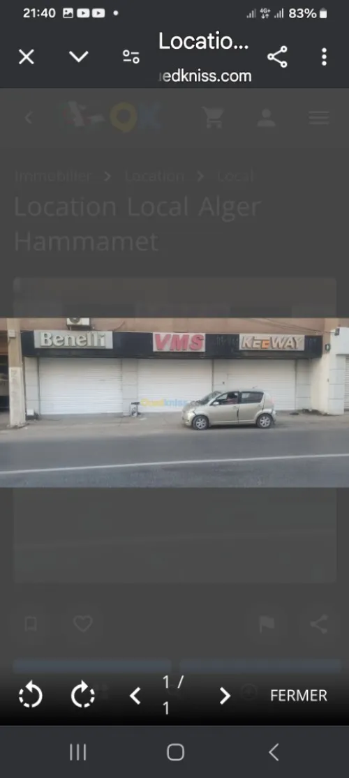 Location Local Alger Hammamet