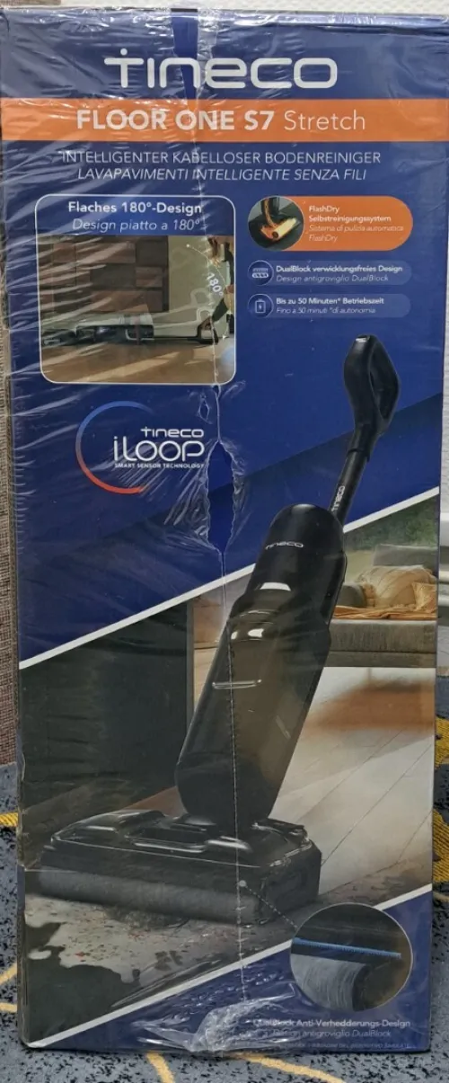 TINECO Floor One S7 Stretch Aspirateur Laveur, Aspirateur Balai sans Fil, Autonomie: 50 Minutes,220W
