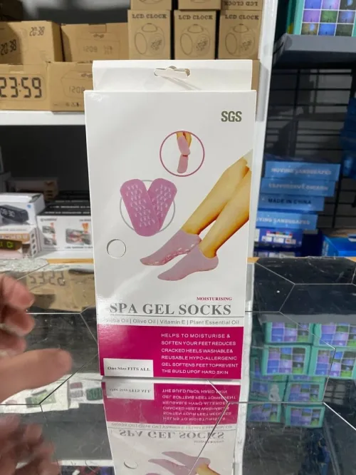 Chaussettes en Gel de Silicone réutilisables, masque pour les pieds, hydratant, blanchissant