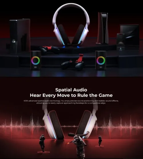 CASQUE GAMER HAVIT FUXI-H7 FIVE MODE 2.4G+BT+TC+UC