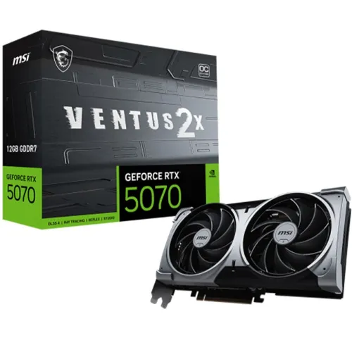 CARTE GRAPHIQUE MSI RTX 5070 12G VENTUS 2X OC NEW