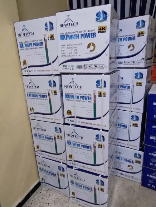 câble NEWTECH KX7 - CAT6 - CAT6A - 3x2 alarme 