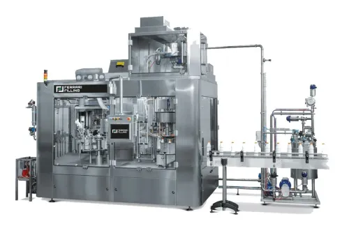 Equipement de remplissage et conditionnement de liquides et produits semi dense