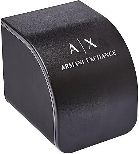 Armani Exchange Chronographe  pour Homme, Montre en Nylon Ton Noir, AX1343