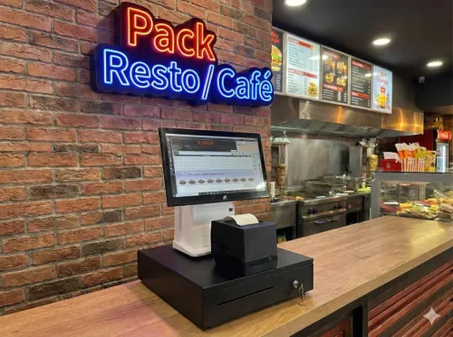 Pack restaurant fast food +logiciel