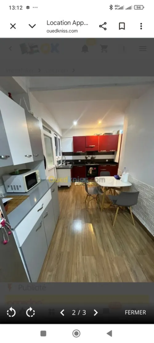 Location Appartement F4 Alger Ouled fayet