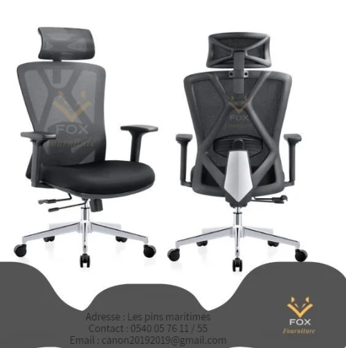 Chaise opérateur ergonomique en filet