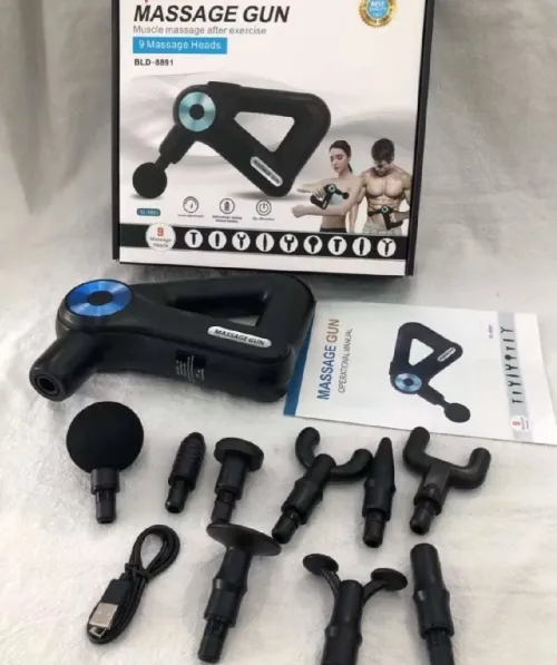 Massage GUN Triangle (8891) 9 têtes 