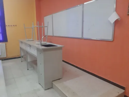 Paillasse scolaire / table scientifique / paillasse  de laboratoire scolaire 