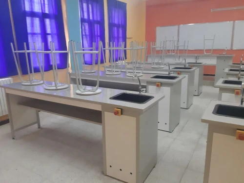 Paillasse scolaire / table scientifique / paillasse  de laboratoire scolaire 