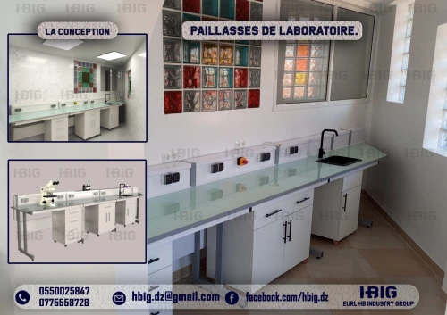 Paillasse de laboratoires