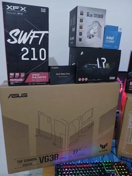Pc gamer complet + ecran ASUS 27 puce TUF GAMING