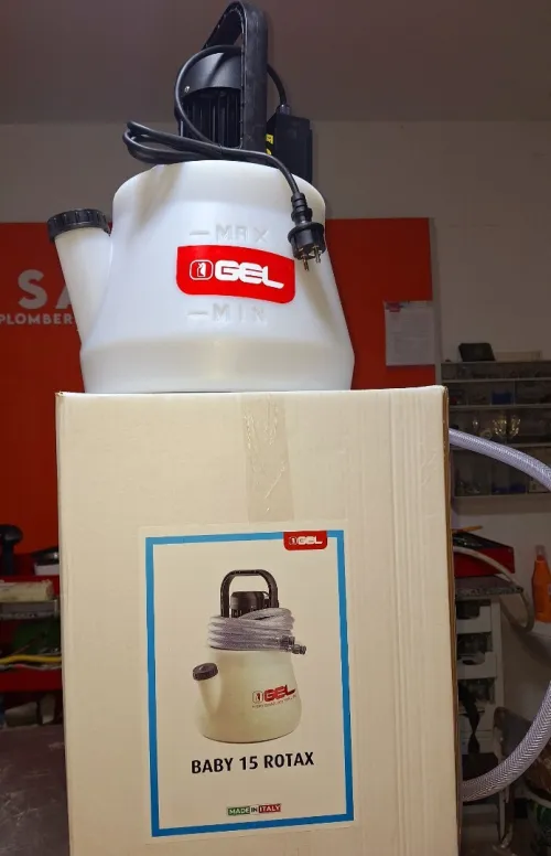Pompe détatrage gel 15litre italien