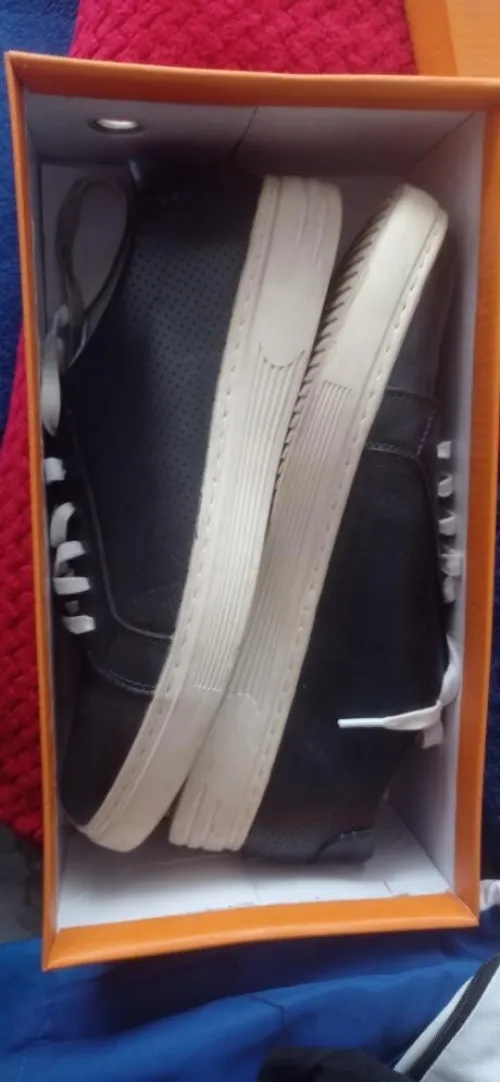 Chaussure classique bleu / blanc (sketchers)