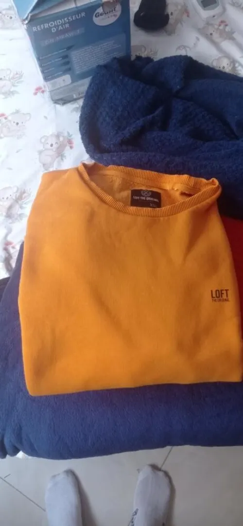 Tee shirt manche long orange de marque Loft Story