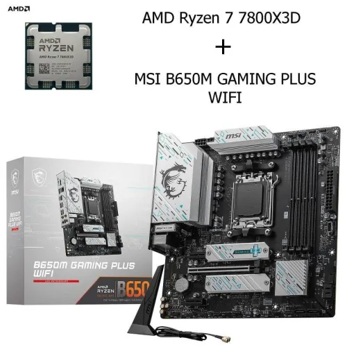 Bundle Ryzen 7 7800x3d MSI B650m Gaming Plus Wifi