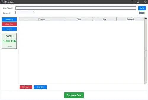 Logiciel Point de Vente pour Commerces | PC + Scanner Téléphone | Sans Internet